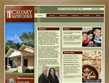Tablet Screenshot of calvarybcathens.org